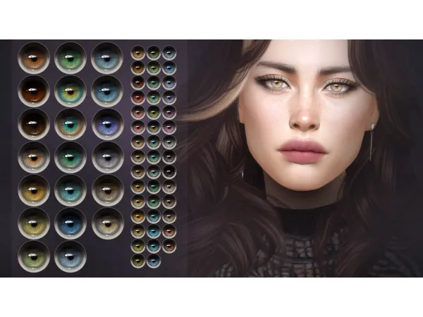 Alpha ISOFORM EYES by Remussirion - The Sims 4 Custom Content