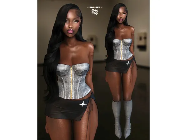 Alpha BDG set by fukkie - The Sims 4 Custom Content