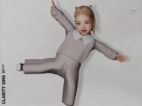 Alpha Bety Outfit Infant - The Sims 4 Custom Content