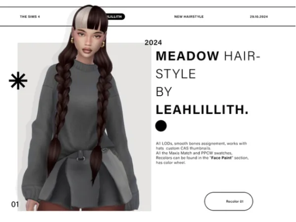 Meadow Hairstyle by Leahlillith