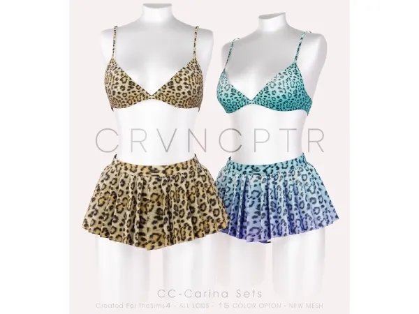 Alpha Carina Sets - The Sims 4 Custom Content