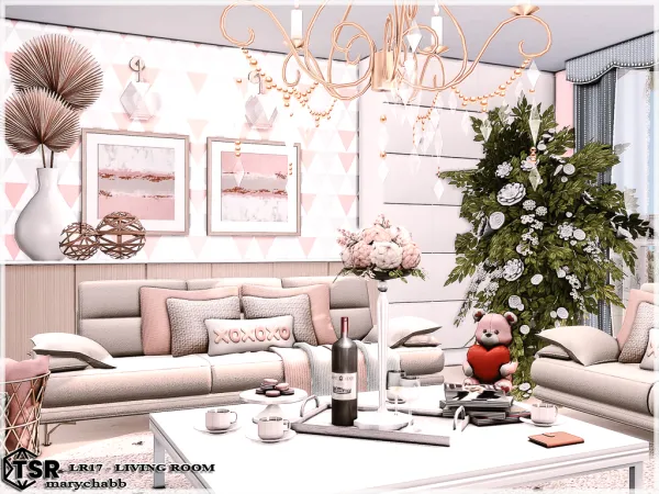 Mix LR17 Living Room - The Sims 4 Custom Content