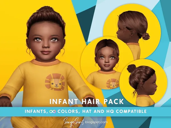 Alpha INFANT HAIR WONDER - The Sims 4 Custom Content