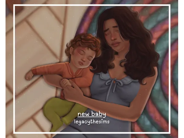 Mix new baby posepack by legacythesims - The Sims 4 Custom Content