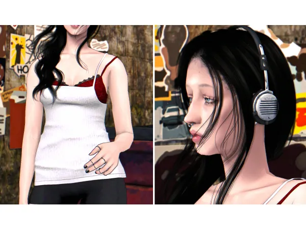 Mix MOKAT SET by yuyulie - The Sims 4 Custom Content