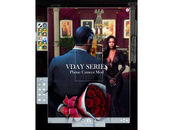 Mix VDay Series V1 Roses For Her by SimwithShan - The Sims 4 Custom Content