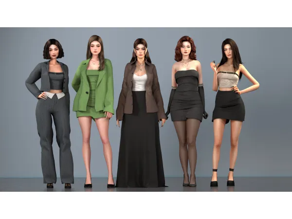 Alpha CASUAL AESTHETICS COLLECTION by astya96 - The Sims 4 Custom Content