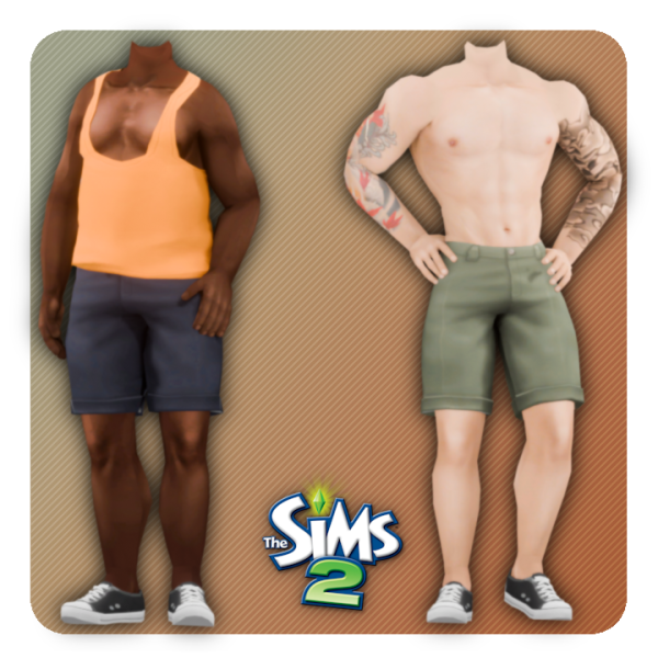 4t2 Lowcut Tank Top [CBB] by simsfinds - The Sims 2 Custom Content
