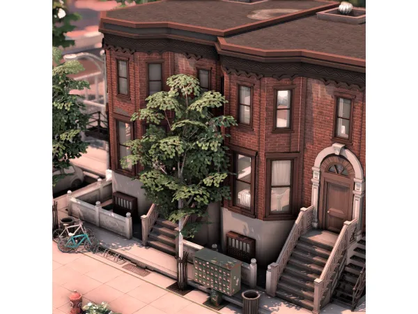 Maxis Match New York Inspired Apartments by kellyhartx - The Sims 4 Custom Content