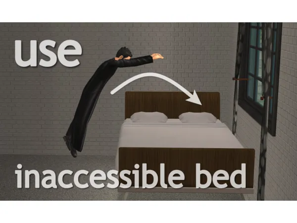 lamare-sims |  Use Inaccessible Bed & Unmade Bed