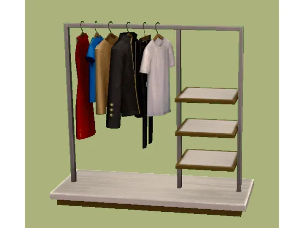 jacky93sims Kliekie Designer Clothing Rack for - The Sims 2 Custom Content