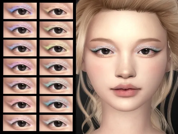 Mix Marea Eyeshadows - The Sims 4 Custom Content