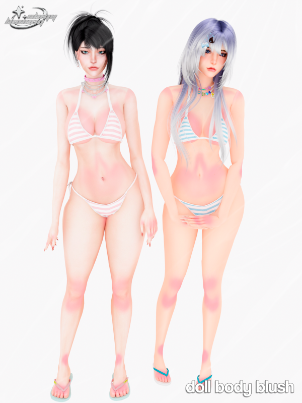 Mix DOLL BODY BLUSH by ohmybunnny2 - The Sims 4 Custom Content