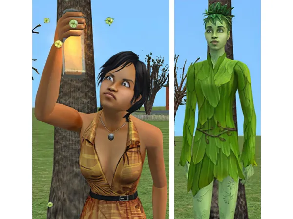 Plantsim Potion Transform Sims to Plantsims - The Sims 2 Custom Content