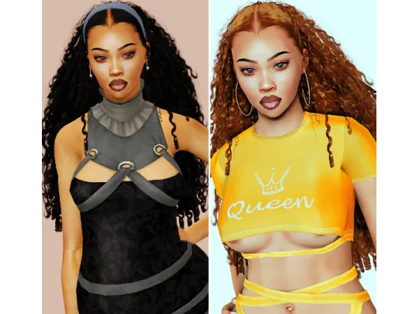 FashionSimsta Curltress Hair by lalasimmer - The Sims 3 Custom Content