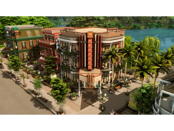 Maxis Match Willow Creek renovation part 3 (Night Club) by PlumbobKingdom - The Sims 4 Custom Content