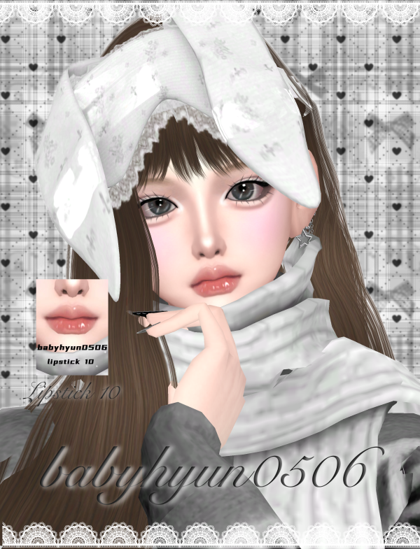 Maxis Match babyhyun0506 lipstick 10 by simsfinds - The Sims 4 Custom Content