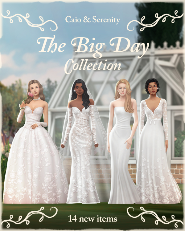 Maxis Match Serenity x Caio The Big Day Collection by simsfinds - The Sims 4 Custom Content