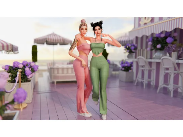 Alpha VIDIA CLOTHING SET by WisteriaSims - The Sims 4 Custom Content