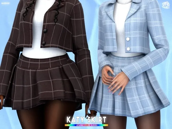 Mix Katy Skirt brsims - The Sims 4 Custom Content