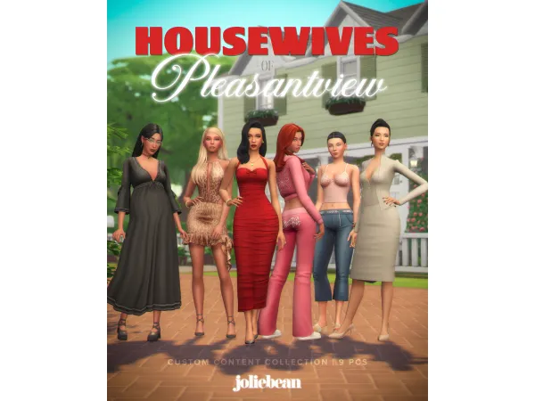 Maxis Match Housewives of Pleasantview Set by Joliebean - The Sims 4 Custom Content
