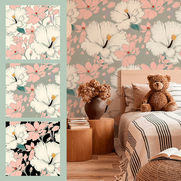 Maxis Match TRISGA 7 wallpaper series by simsfinds - The Sims 4 Custom Content