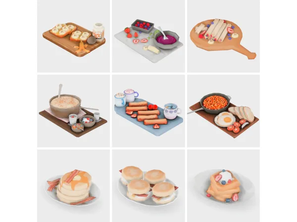 Maxis Match whats for breakfast sims 4 finds edible recipes for your sims by boujeesimss - The Sims 4 Custom Content