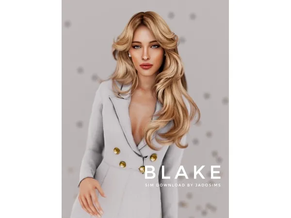 Alpha Blake Lively (Sim Download) - The Sims 4 Custom Content