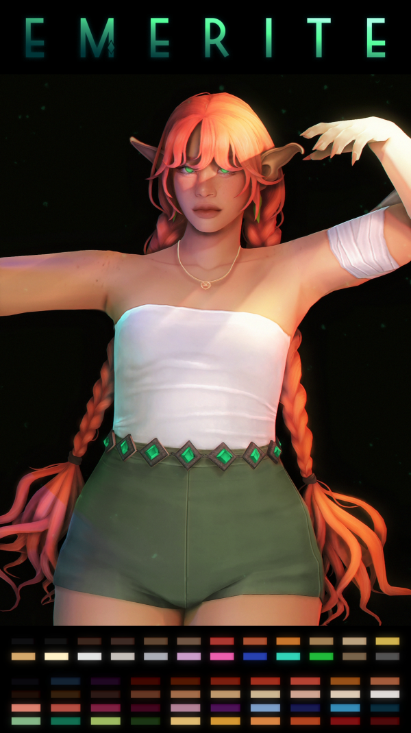 Maxis Match SIMANDY Emerite Hair by simsfinds - The Sims 4 Custom Content