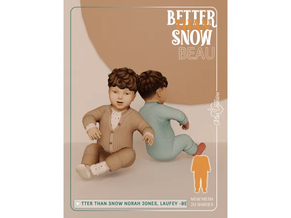 Maxis Match Beau Onesie by MissValentine - The Sims 4 Custom Content