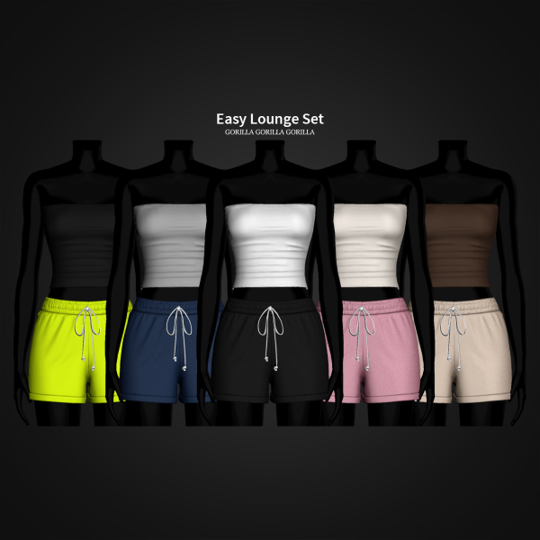 Alpha Easy Lounge Set by simsfinds - The Sims 4 Custom Content