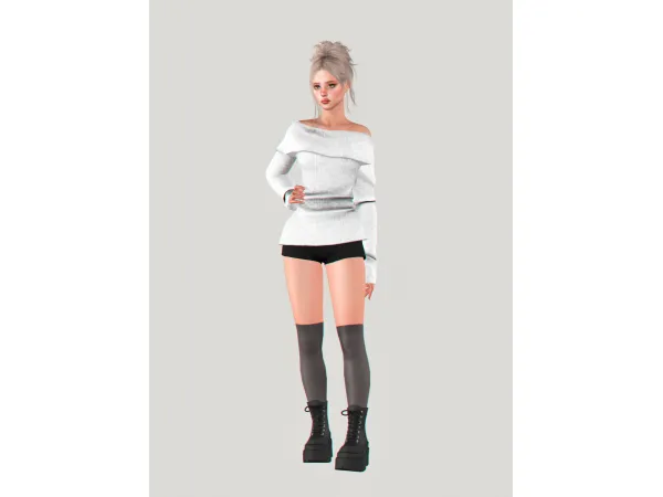 [CHAMIS]SWEATERSHORTS_TS43 - The Sims 3 Custom Content