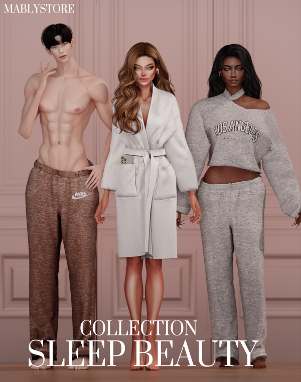 Alpha SLEEP BEAUTY SET by simsfinds - The Sims 4 Custom Content