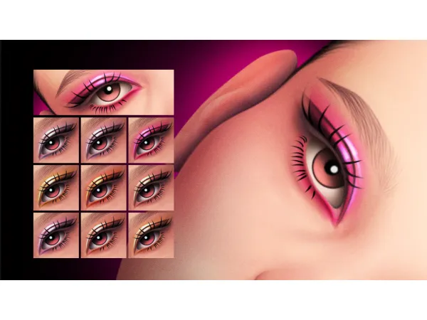 Maxis Match MM ROMANTIC EYESHADOW MC05 by Cosimetic - The Sims 4 Custom Content