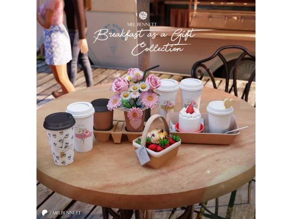 Mix Breakfast As A Gift Collection - The Sims 4 Custom Content