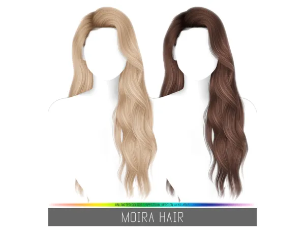 Alpha MOIRA HAIR by simpliciaty - The Sims 4 Custom Content
