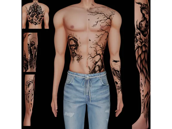 Male tattoos #21 By Simmer_creator