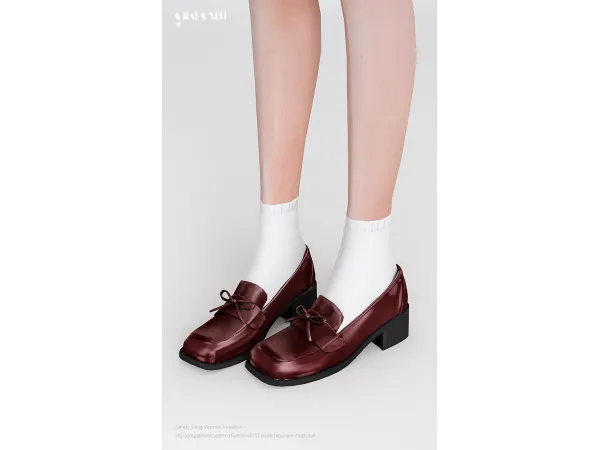 Alpha Sandy Liang Women's Loafers by charonlee - The Sims 4 Custom Content
