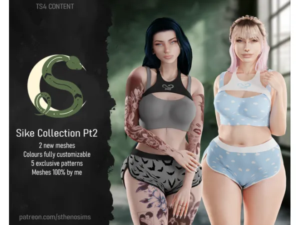 Alpha Sike Collection Pt2 by sthenosims - The Sims 4 Custom Content