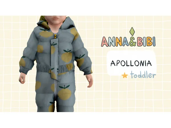 Maxis Match Apollonia TODDLER [AnnaBibi] - The Sims 4 Custom Content