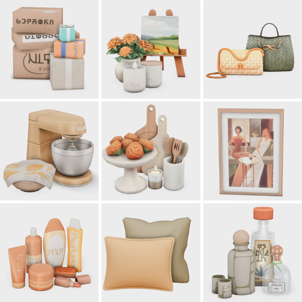 Maxis Match bright and cheery apartment sims 4 finds by simsfinds - The Sims 4 Custom Content