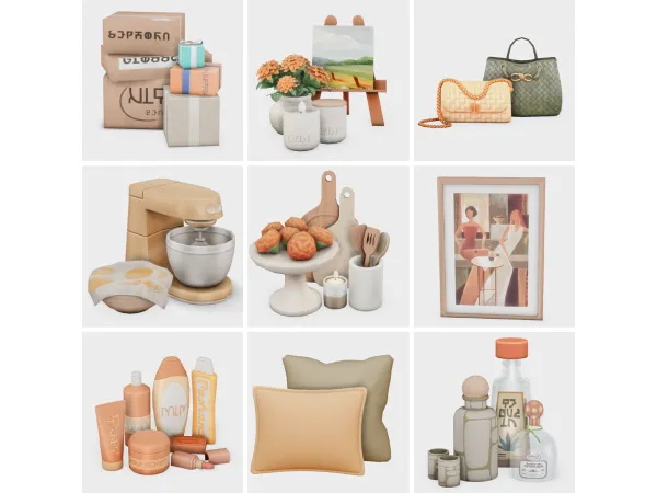 Bright And Cheery Apartment Sims 4 Finds by Boujeesimss - The Sims 4 Custom Content