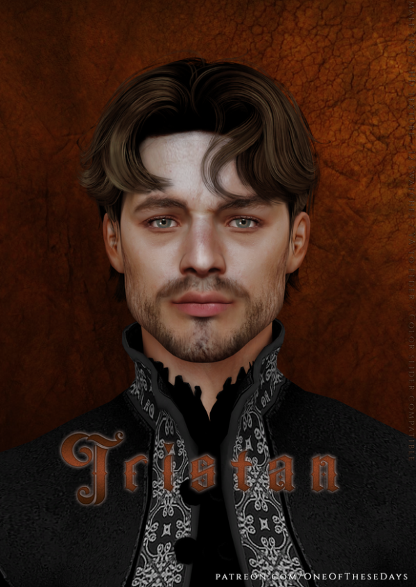 Alpha Tristan SKIN TRAY FILES by oneofthesedays - The Sims 4 Custom Content