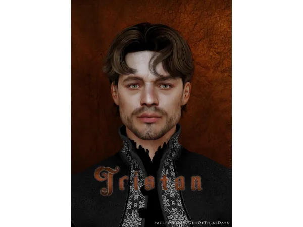 Alpha Tristan SKIN TRAY FILES - The Sims 4 Custom Content