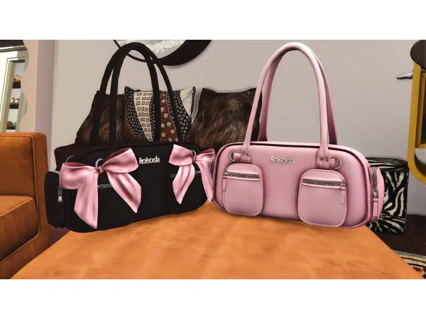 Mix Koi Bow Bag Functional Decor by CoCo Games - The Sims 4 Custom Content