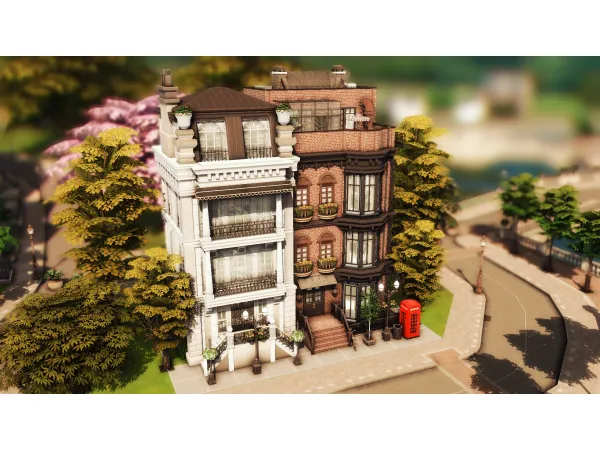 Maxis Match Classic Apartments by PlumbobKingdom - The Sims 4 Custom Content
