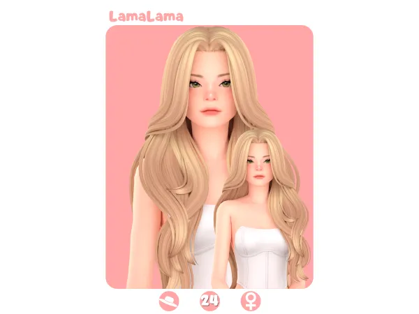 Maxis Match Hair Silvia - The Sims 4 Custom Content