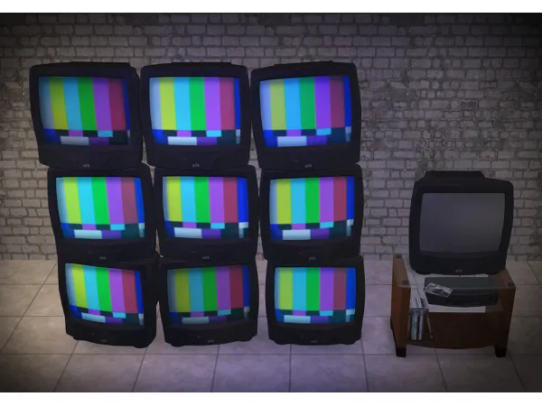 Stacked TVs by pforestsims - The Sims 2 Custom Content