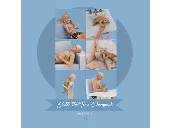 Mix All The Time Posepack - The Sims 4 Custom Content