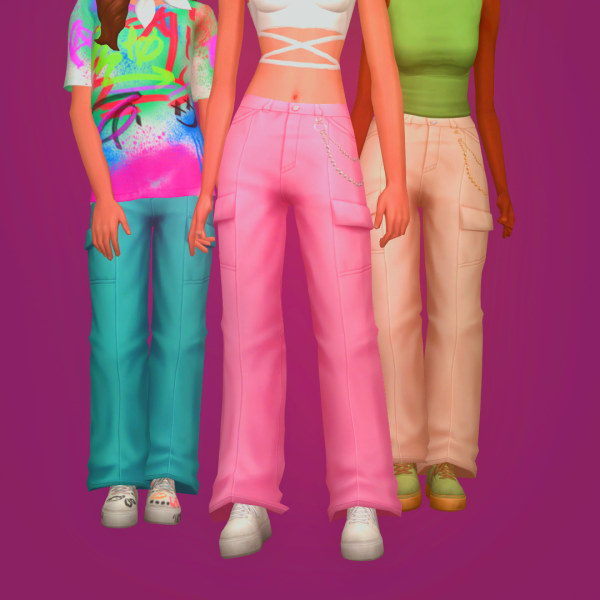 4t2 Trillyke Bite Me Cargo Pants by simsfinds - The Sims 2 Custom Content